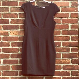 Joie Black Wool Dress w/ Cap Sleeve